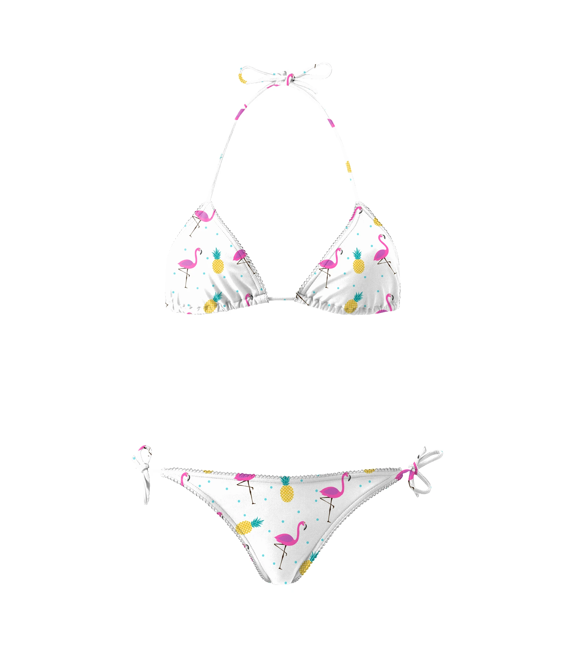 OEM Private Label Mature Swimwear Women Brazilian Mini String Baby blue Swimsuit Quick Dry bikini Two-piece Sparkle Swimwear