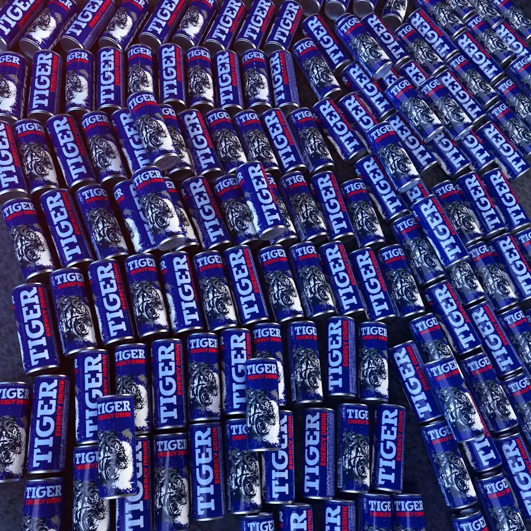 Bulk Can Tiger Energy Drink