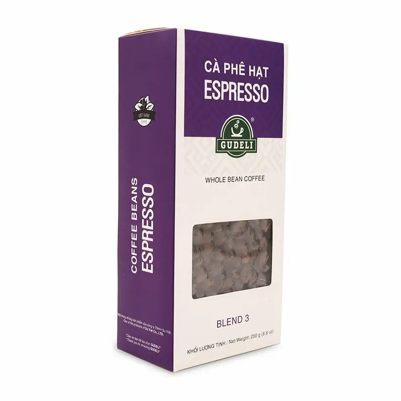 
GUDELI Roasted coffee beans blend 250g GUDELI Vietnam Coffee 
