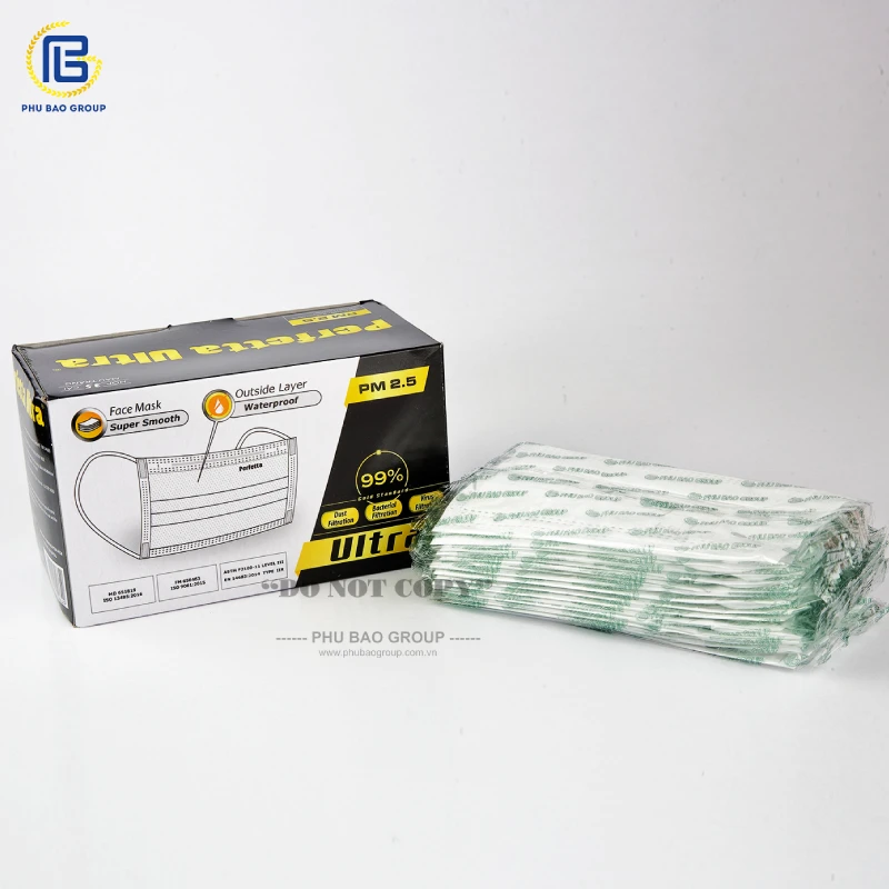  Первоклассное качество Вьетнам> 99% фильтр одноразовый медицинский Размер Идеальный ультрачехол для лица 175 мм x 95