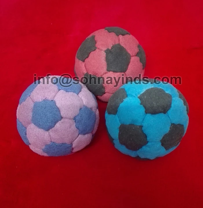 Footbag Hacky Sack 32 panels filled with Plastic Pellets Sand Metal Custom Logo Colors Bulk Wholesale Price