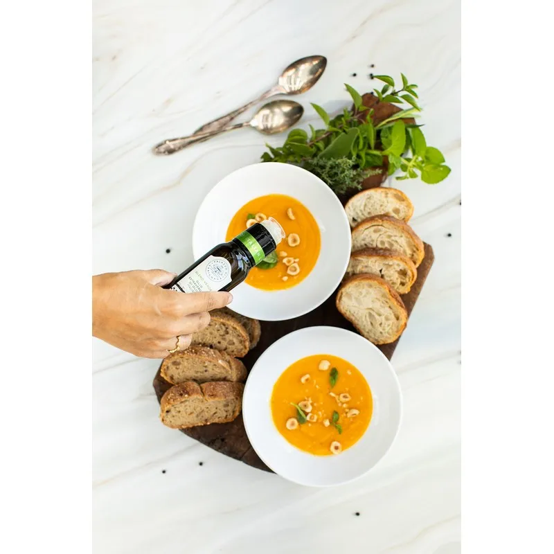 Top Quality Made in Italy cold pressed Extravirgin Olive Oil Blend Verde Glass Bottle 250ml Ready to Ship