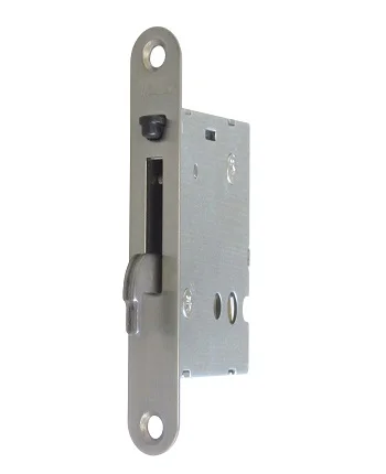 (Lever type with Indicator Lock) Sliding Door Hook Lock Clear Cut Hook Lock Japan Made,  in color Silver Painting