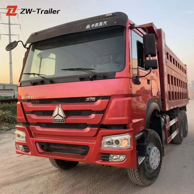 China Brand 8x4 40 25 Ton 10 Wheel Dump TipperTruck heavy duty trucks With Crane for Sale