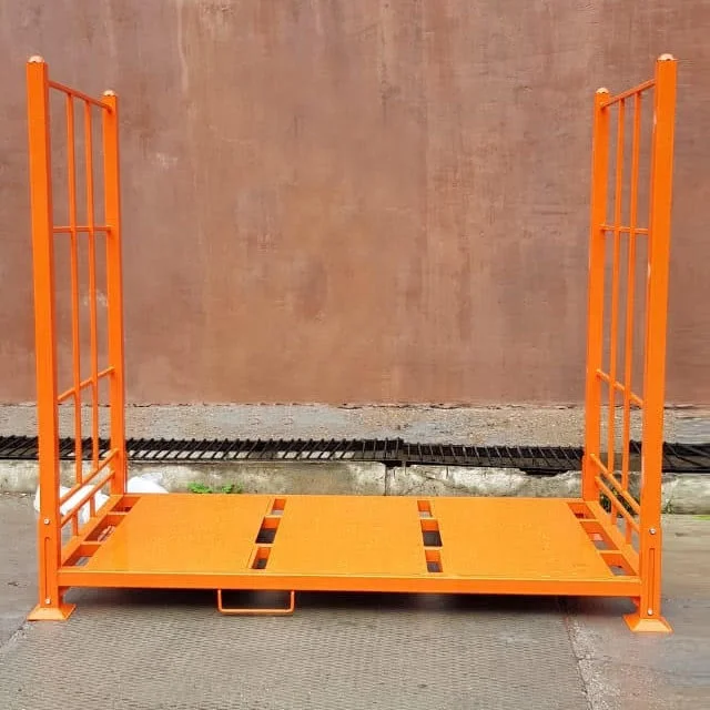 
Foldable Stackable Powder Coating Metal Wheel Storage Tire Rack 