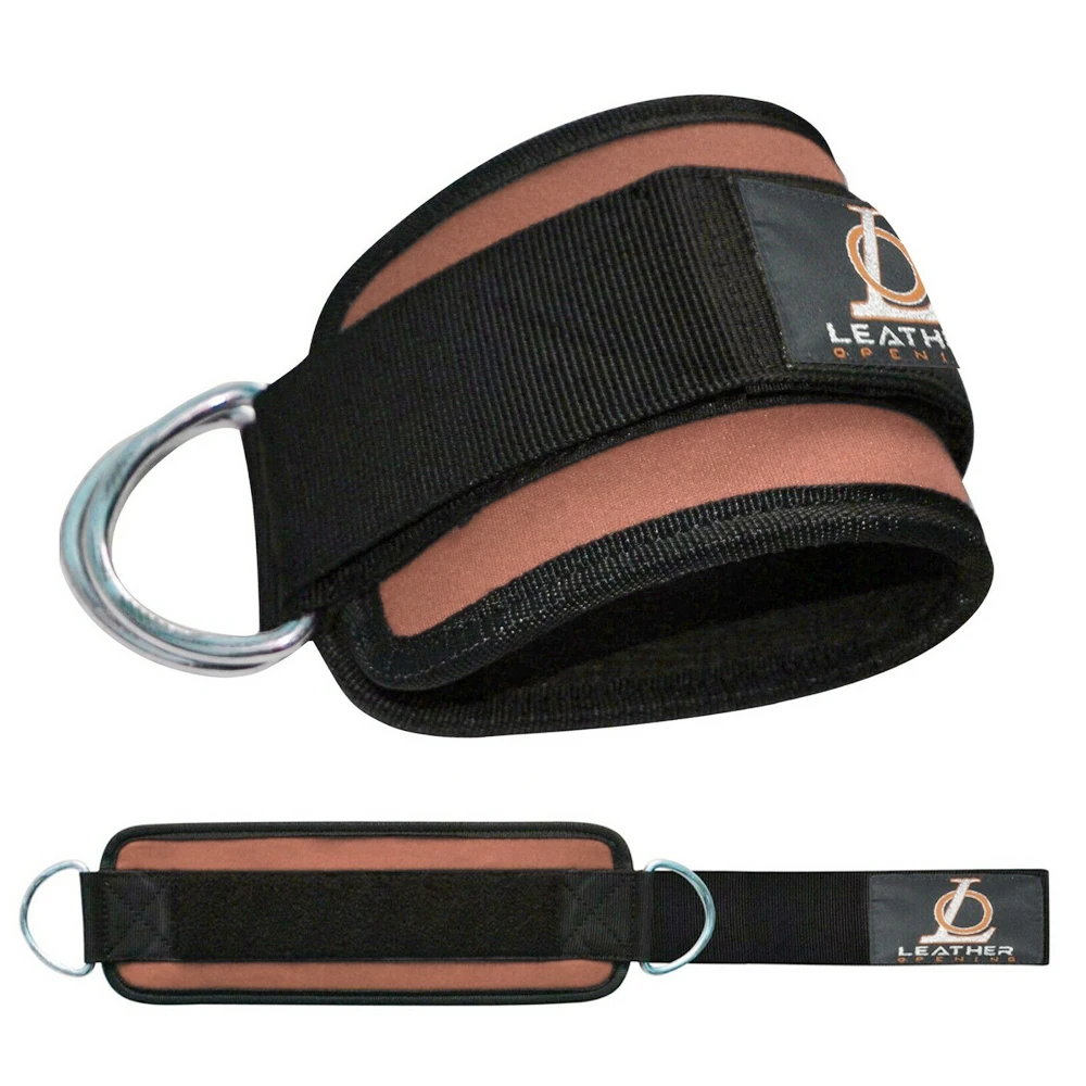 Sport Adjustable Ankle Weights Fitness Ankle Double D-Ring Strap for Weightlifting Leg Gym Workout