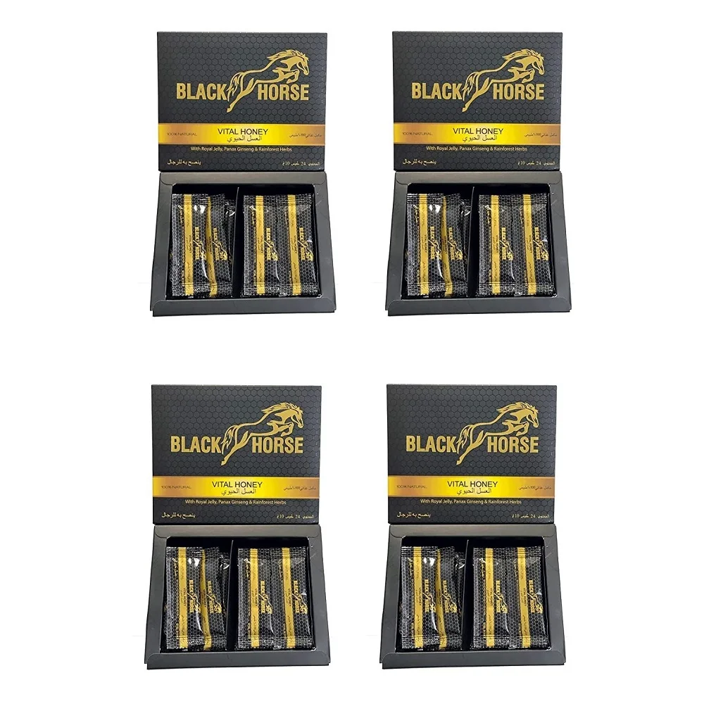 Reducing Sugar 76 % Improve Blood Circulation No Preservatives Premium Honey 10g Per Sachet Black Horse Honey