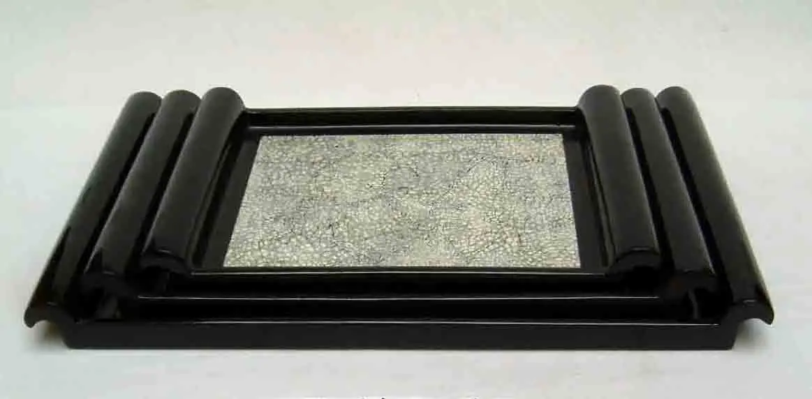 
Set of 3 rectangular egg-cell lacquer trays, Vietnam handicrafts, for home-decor, tableware, kitchenware, houseware. 