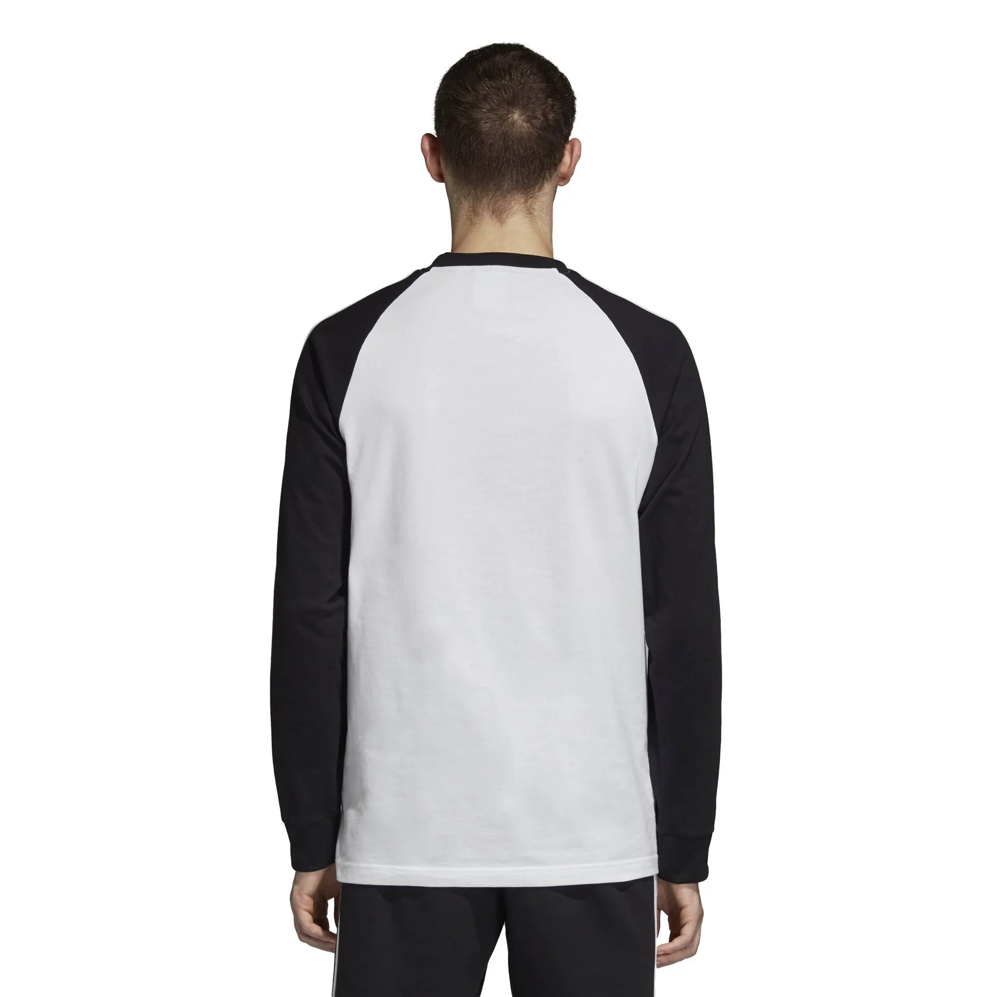 Мужская футболка с длинным рукавом и 3 полосками