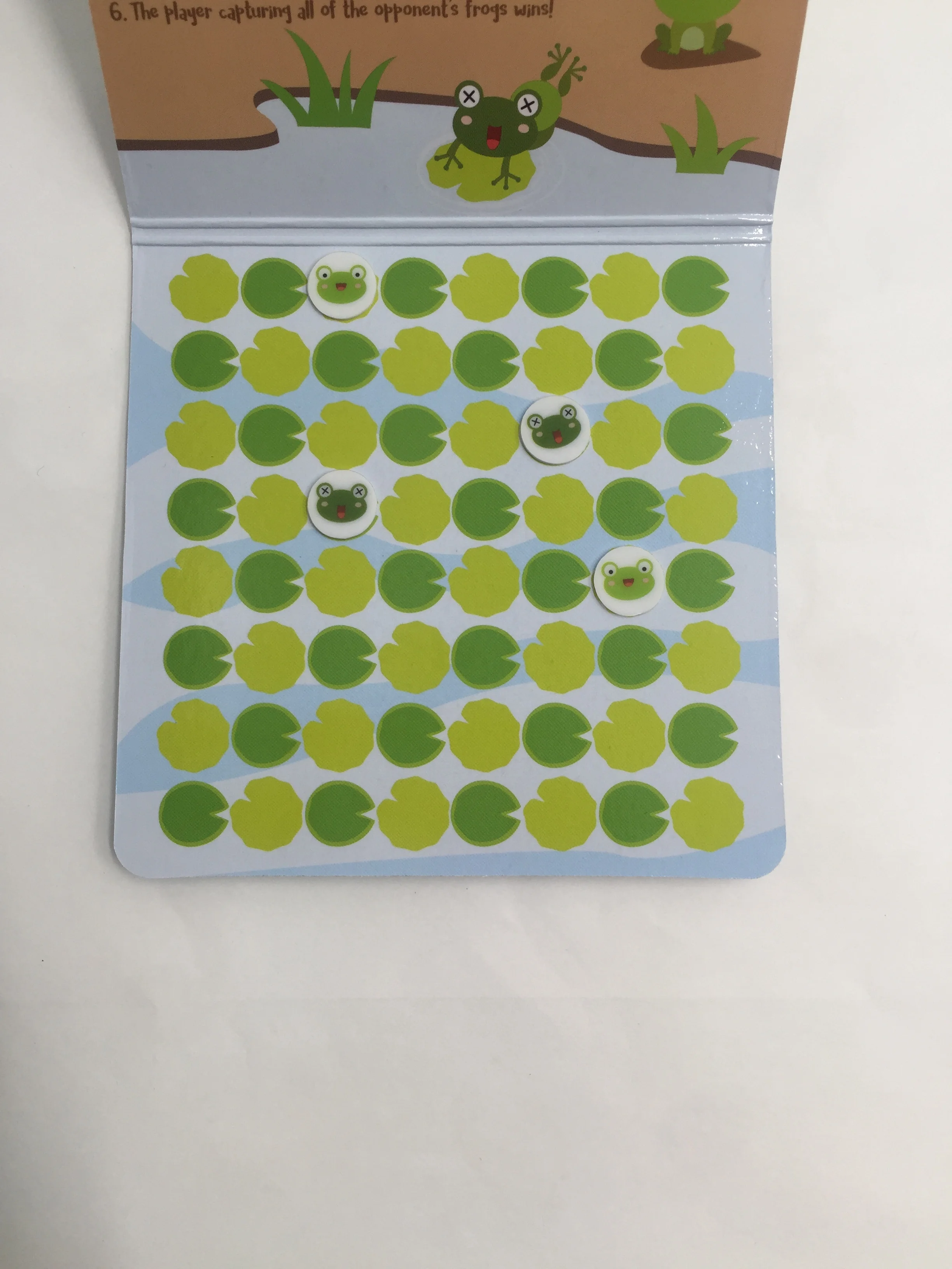 
High quality tpe stickers cheess game board for travelling and kids learning 