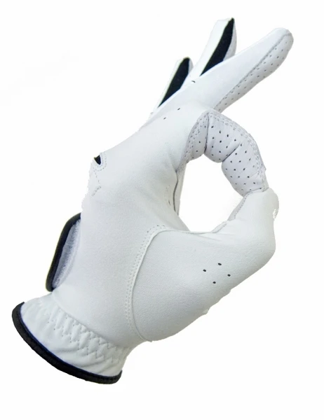
Customized logo high quality left or right hand cabretta leather golf gloves Custom golf gloves 