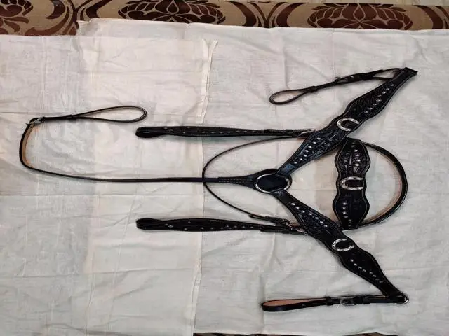 Y&Z Leather horse bridle High Premium Quality Available Wholesale Price Horse Equestrian Hand Tooled Bridle Suppliers