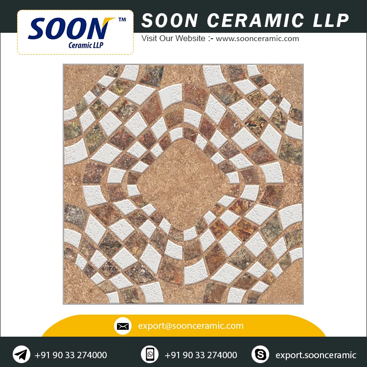 High Quality 300x300 Digital Parking Porcelain Floor Tiles from Indian Exporter