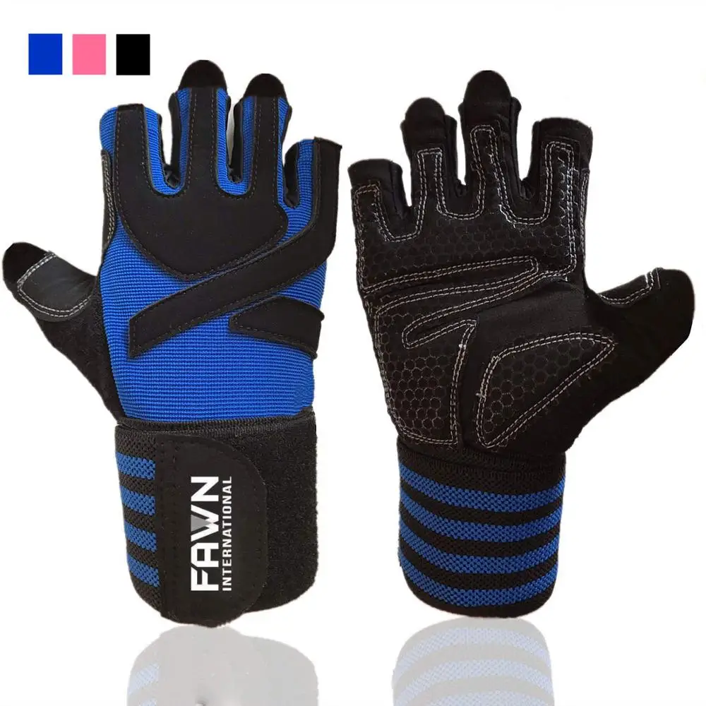 gym workout gloves custom finger less workout gloves