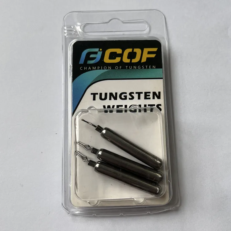 Bulk in stock Skinny Drop Shot Weight wholesale fishing weights tungsten