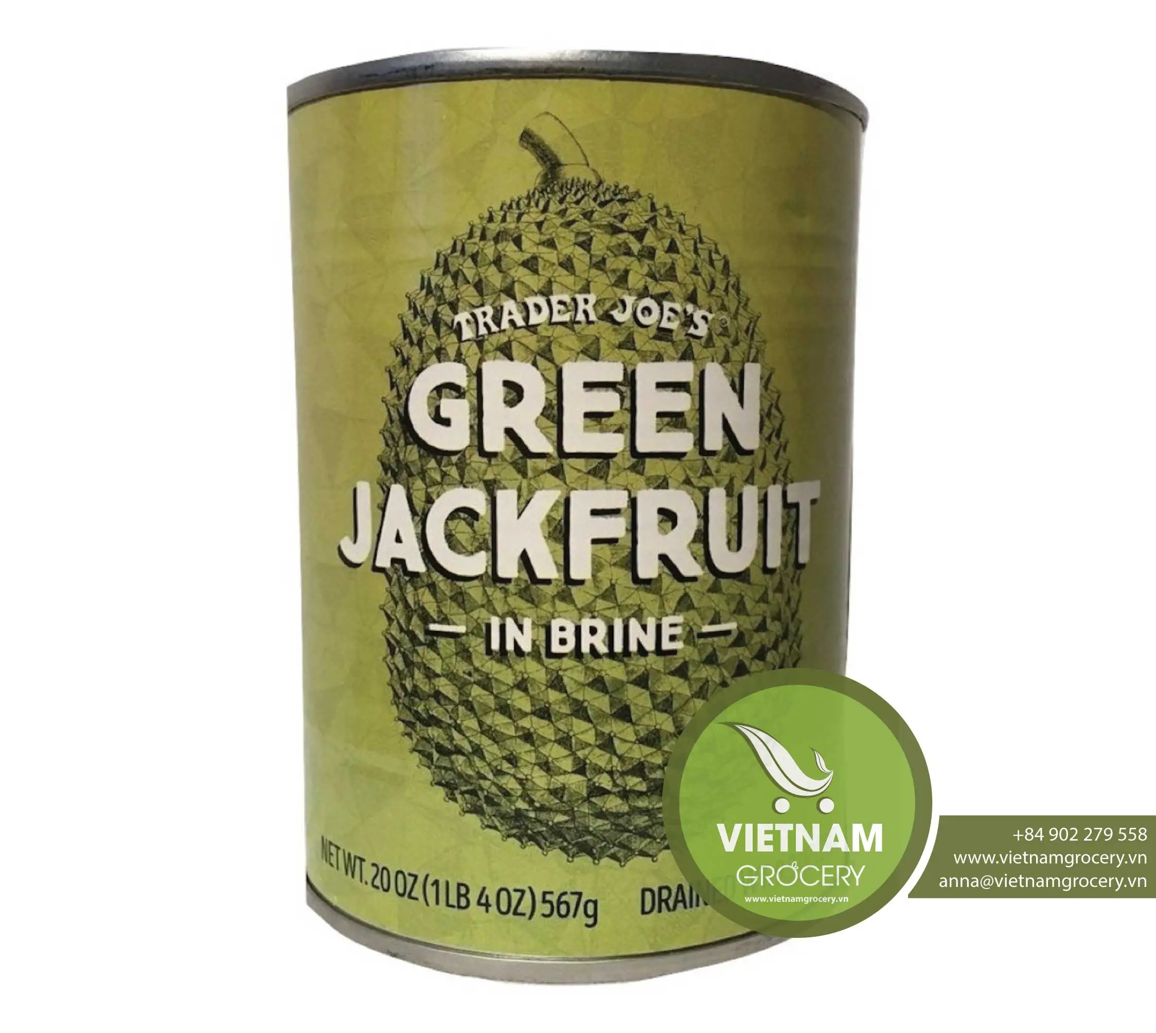 Thailand Canned Jackfruit in Brine