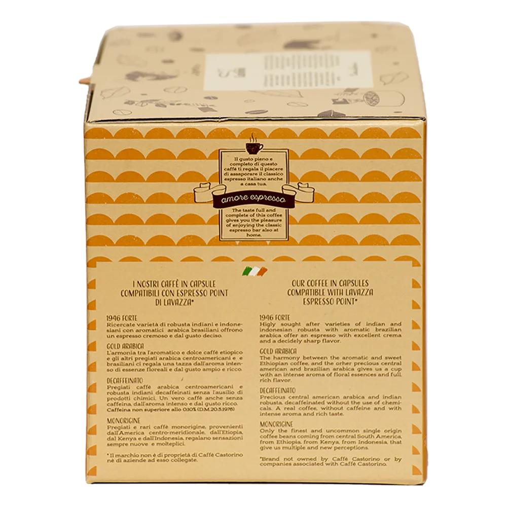 Высококачественные капсулы золотой Арабика Итальянский кофе кофейник Castorino lavaza совместим с 50 штук