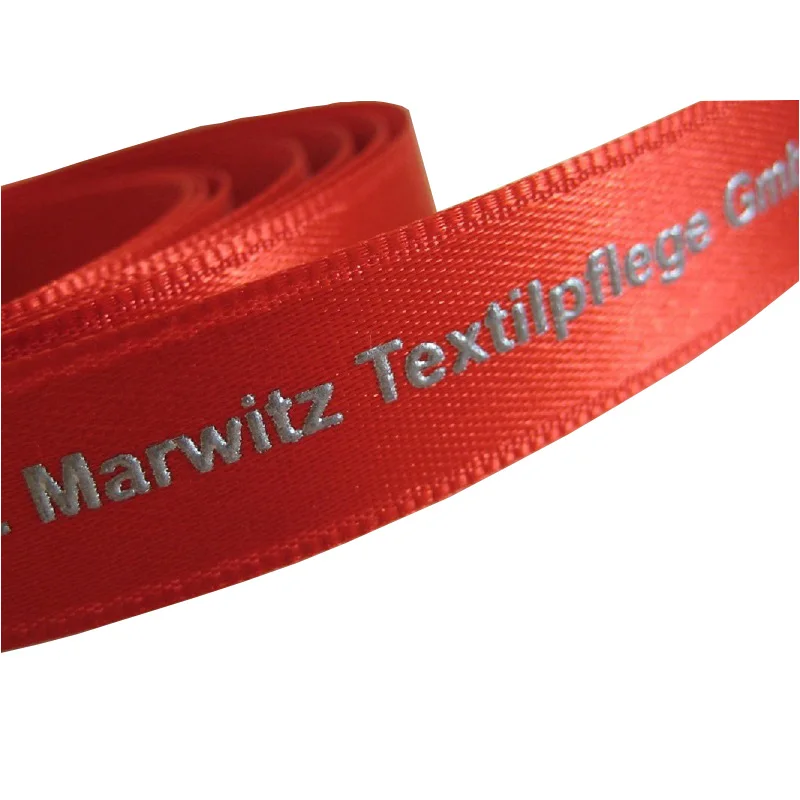 Рельефная лента с напечатанным экраном логотипом на заказ для празднования подарочной упаковки