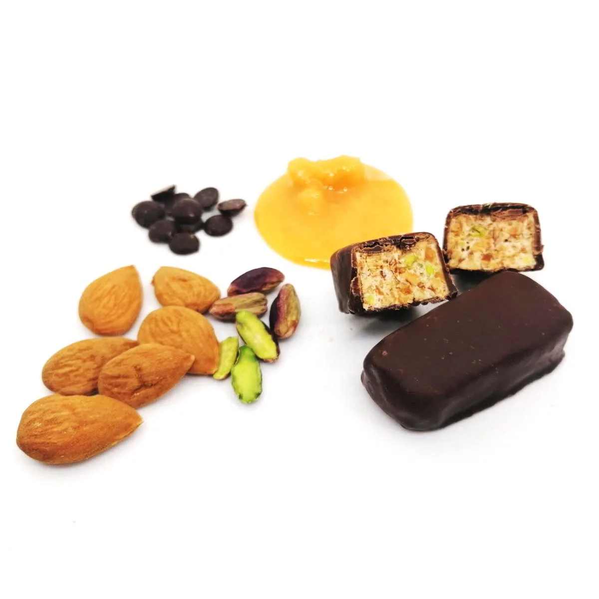 Italian Traditional Product Torroncini  Morbidi  Nougat - Almonds and honey based soft sweet chocolate covered 280gr