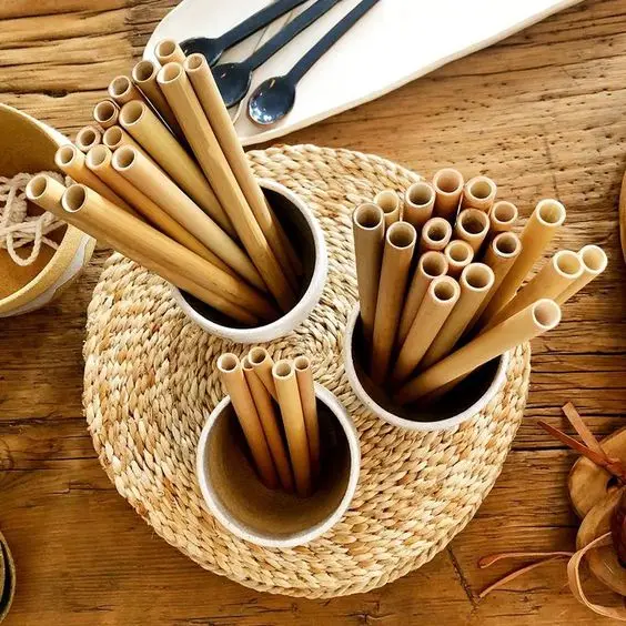 BAMBOO STRAWS / Eco Friendly Products, Zero Waste, No Plastic - KATIE +84795877933