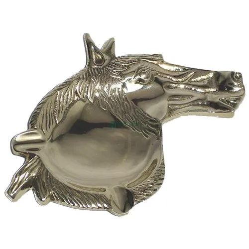 Antique Brass Ashtrays - Designer Metal Ashtrays - Portable Handmade Gold Ashtray - Wholesale India Bulk Manufacturers