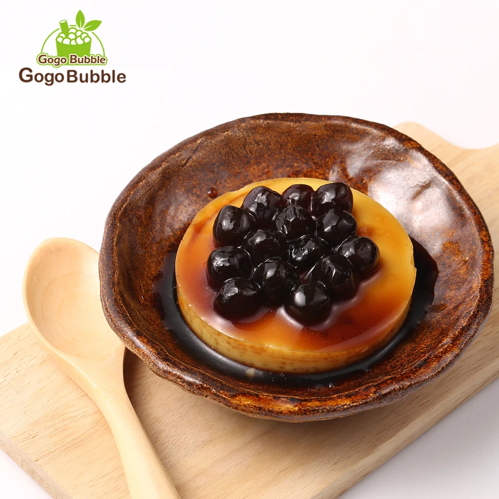 Порошок карамельного вкуса с незамороженными шариками топиока