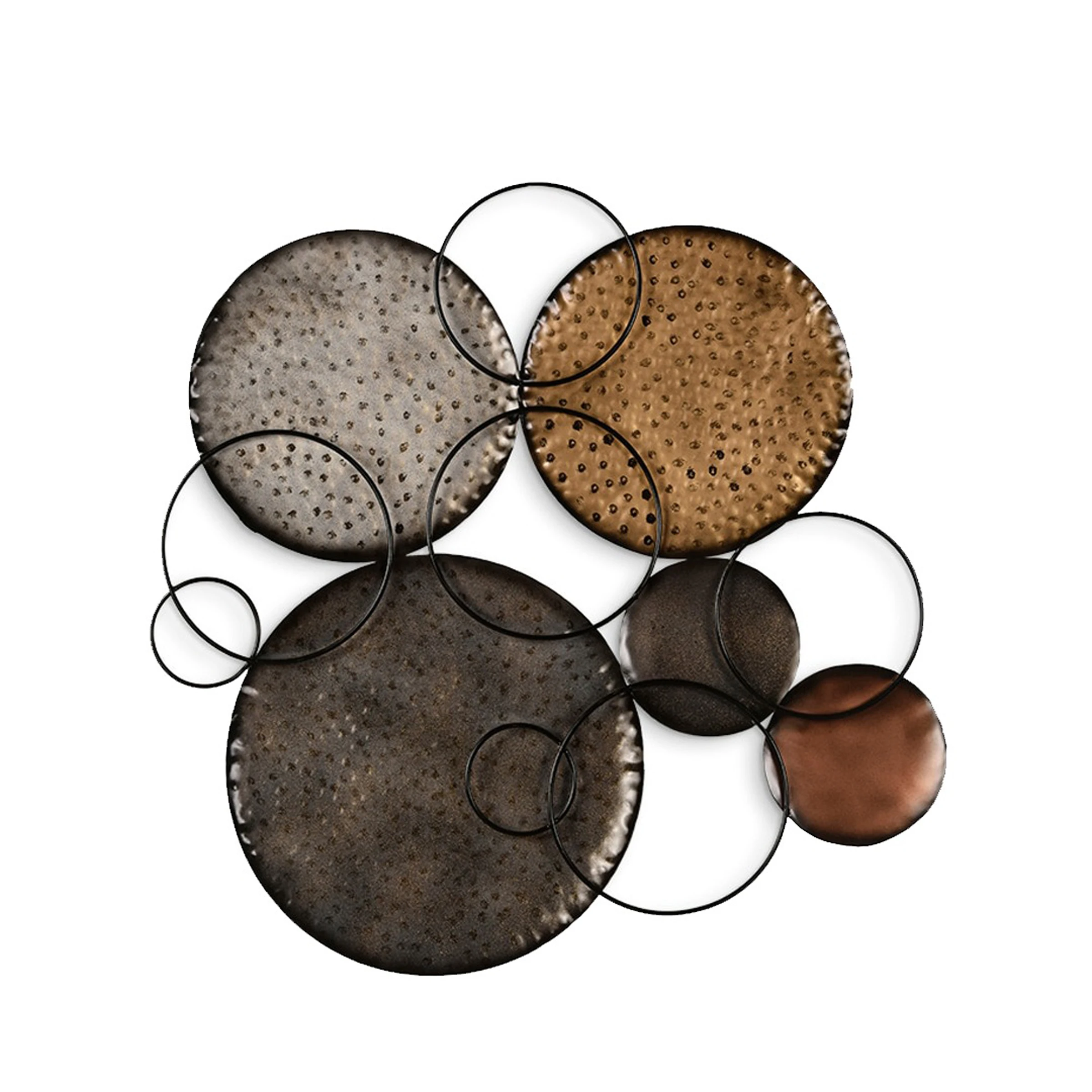 Latest Design Round Shape Metal Wire Large Home Decoration Wall Art Modern Home Decorative For Living Room Hanging Wall Decor