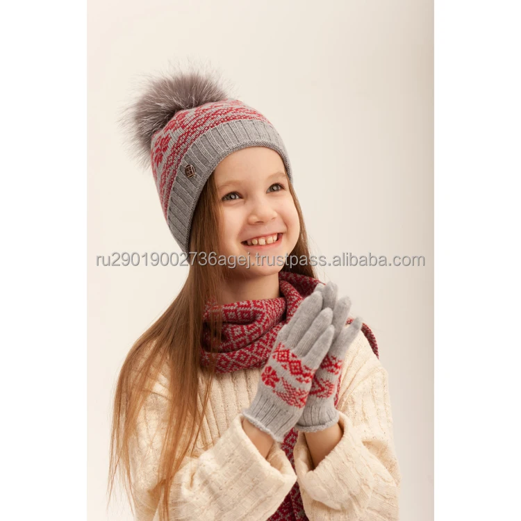 Высококачественные вязаные перчатки для дам для зимы Ручная работа в традиционном стиле надежный поставщик пуховой трикотаж