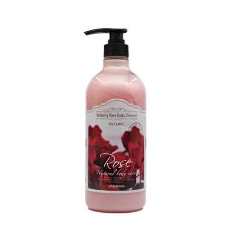 3W CLINIC RELAXING BODY CLEANSER ROSE Moisturizing Body Wash Shower Gel K-beauty Korea Cosmetic