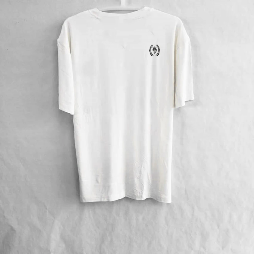 Wholesale custom LOGO Plain Fancy Tshirt Custom Oversized Acid Wash Men Long Sleeve T-Shirt