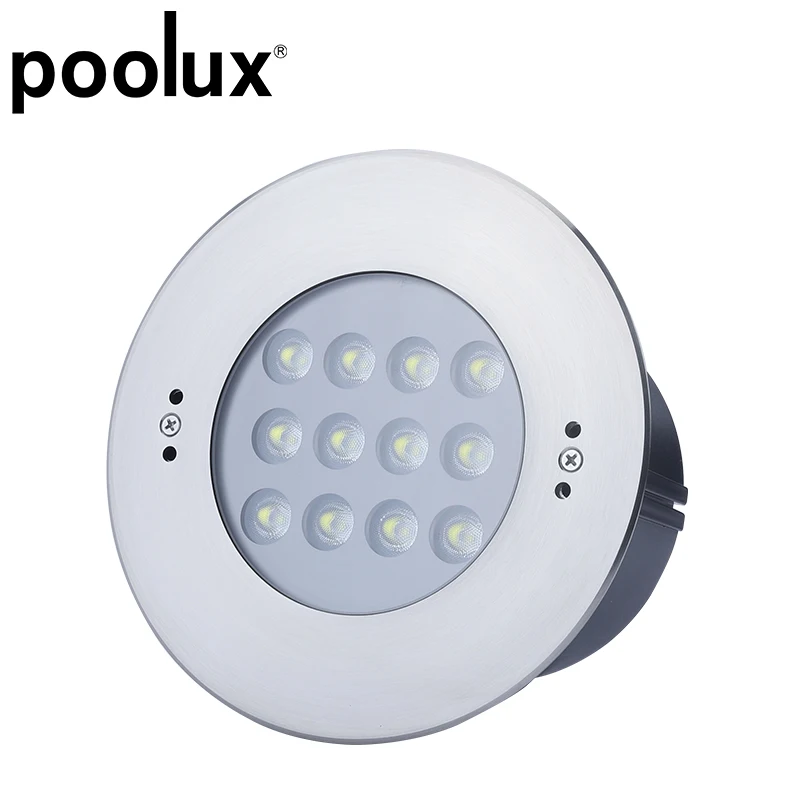 IP68 waterproof 205mm  316L  super bright led stainless steel high power 24watt swim pool led light underwater light