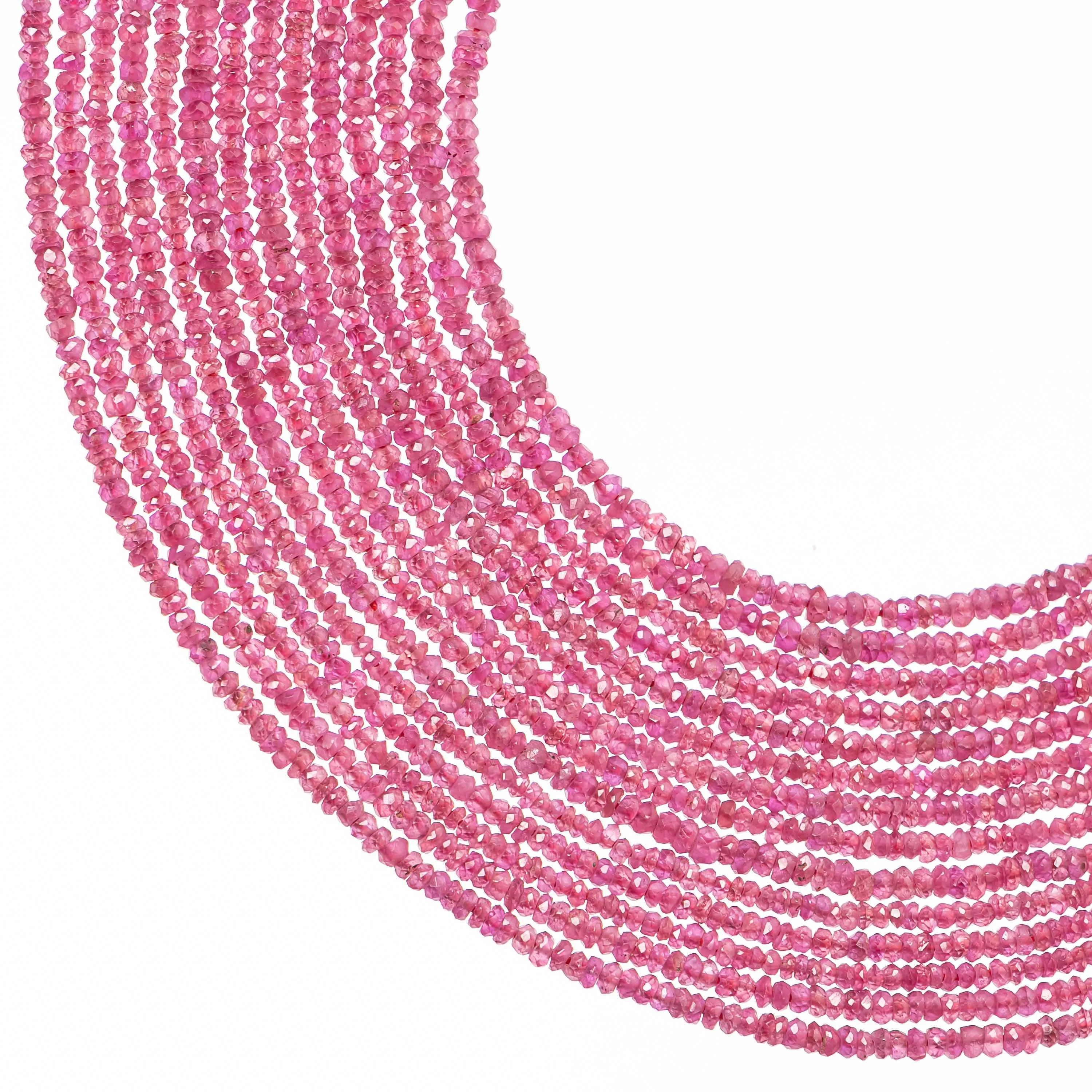 Лучшая цена бусины из драгоценных камней круглой формы с натуральным Рубином оптовая продажа бусин для изготовления ювелирных изделий