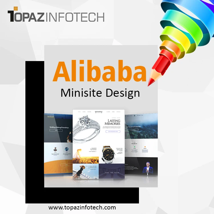 
Customized Alibaba Minisite Design 