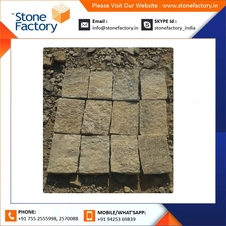 Top Quality Product Cobblestone Naturally Rounded Brown Yellow Mix Cobble Stone Bulk Price