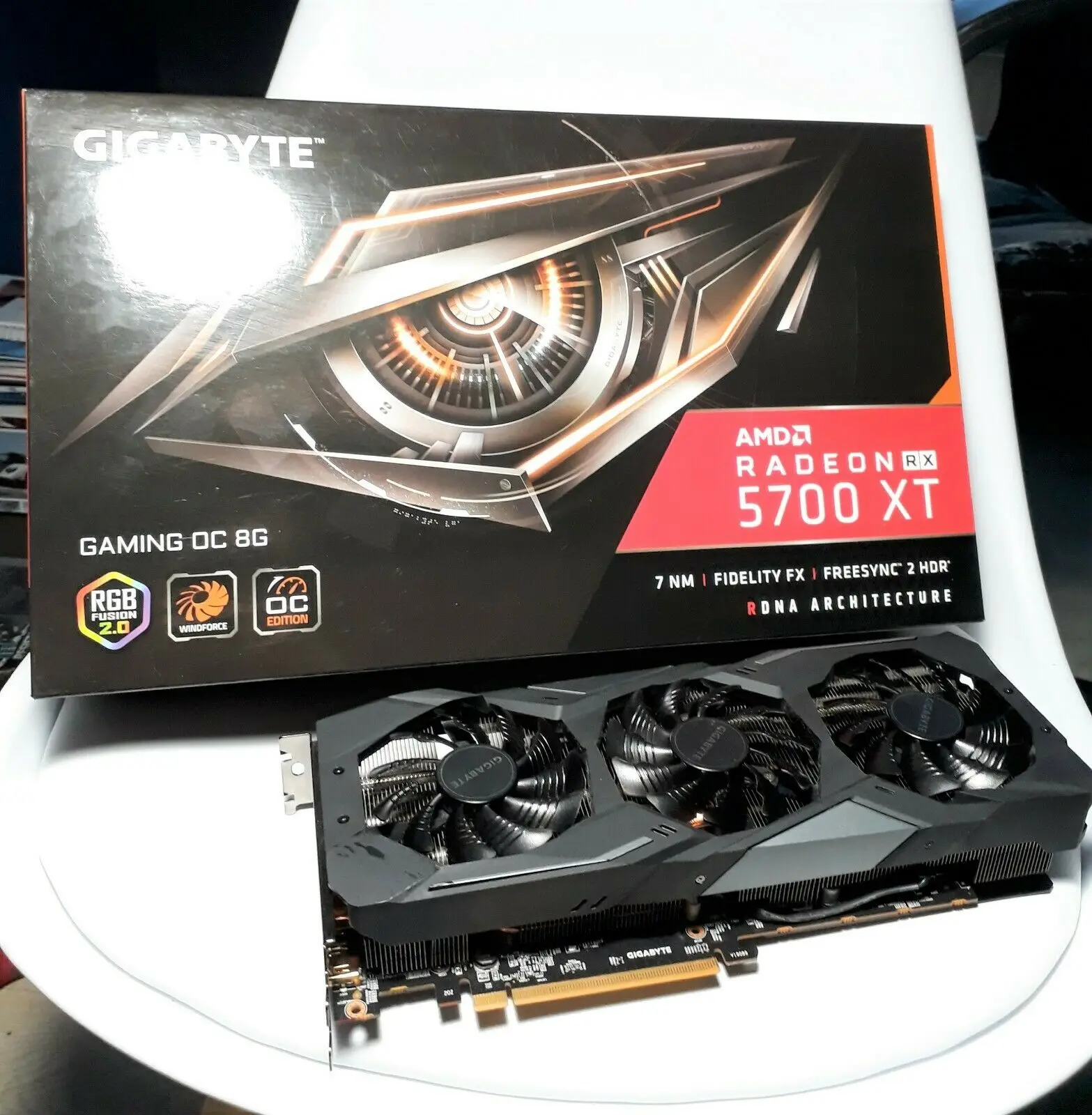 
Продажа Gigabytes RX 5700 XT 8Go DDR6 AMD Radeon Gaming Carte Graphique видеокарта GPU KI 