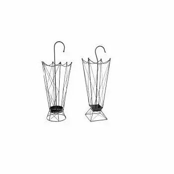 STAINLESS STEEL HOT SELLING UMBRELLA STAND BLACK SIMPLE WROUGHT IRON BEST QUALITY UMBRELLA STAND UNIQUE UMBRELLA STAND