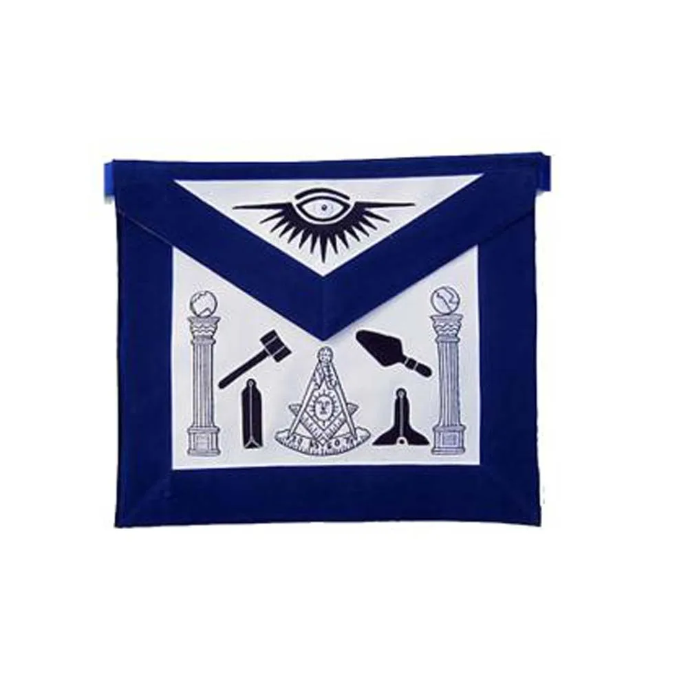 Новое поступление, фартук Masonic Regalia с индивидуальным дизайном, ручная вышивка, проволока из шёлка, нитки из натуральной кожи высокого качества