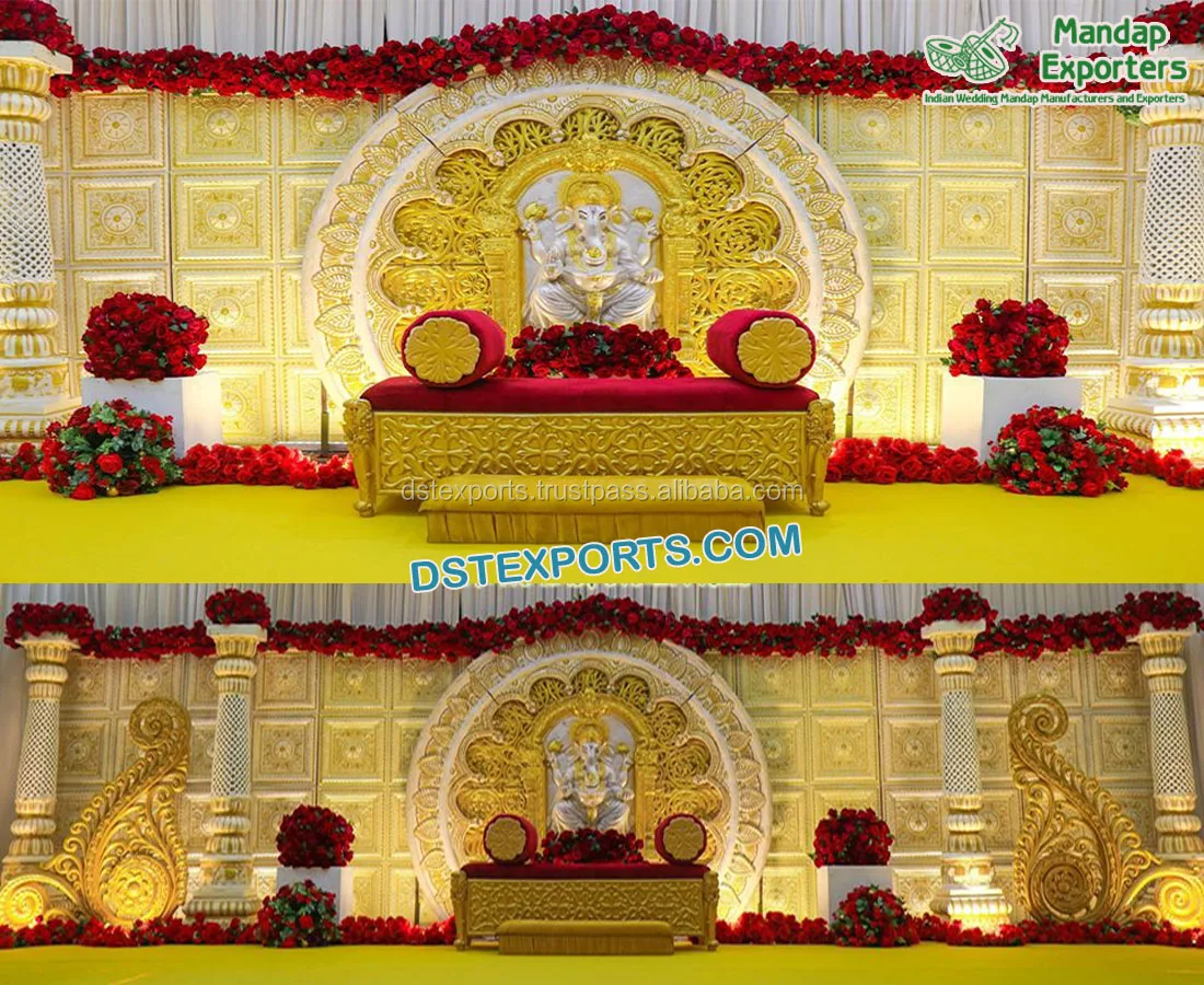 Популярная белая тема свадьба сцена Торонто еврейская принцесса прием ОП Свадебный сценический фон рамка