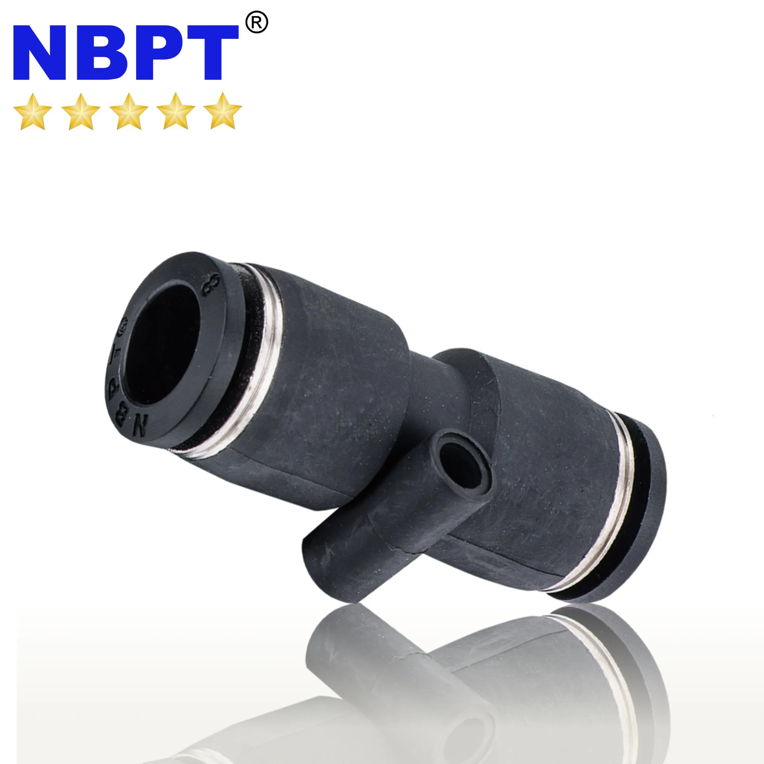 Push To Connect Straight equal  in line Union PU One Touch fitting by NBPT