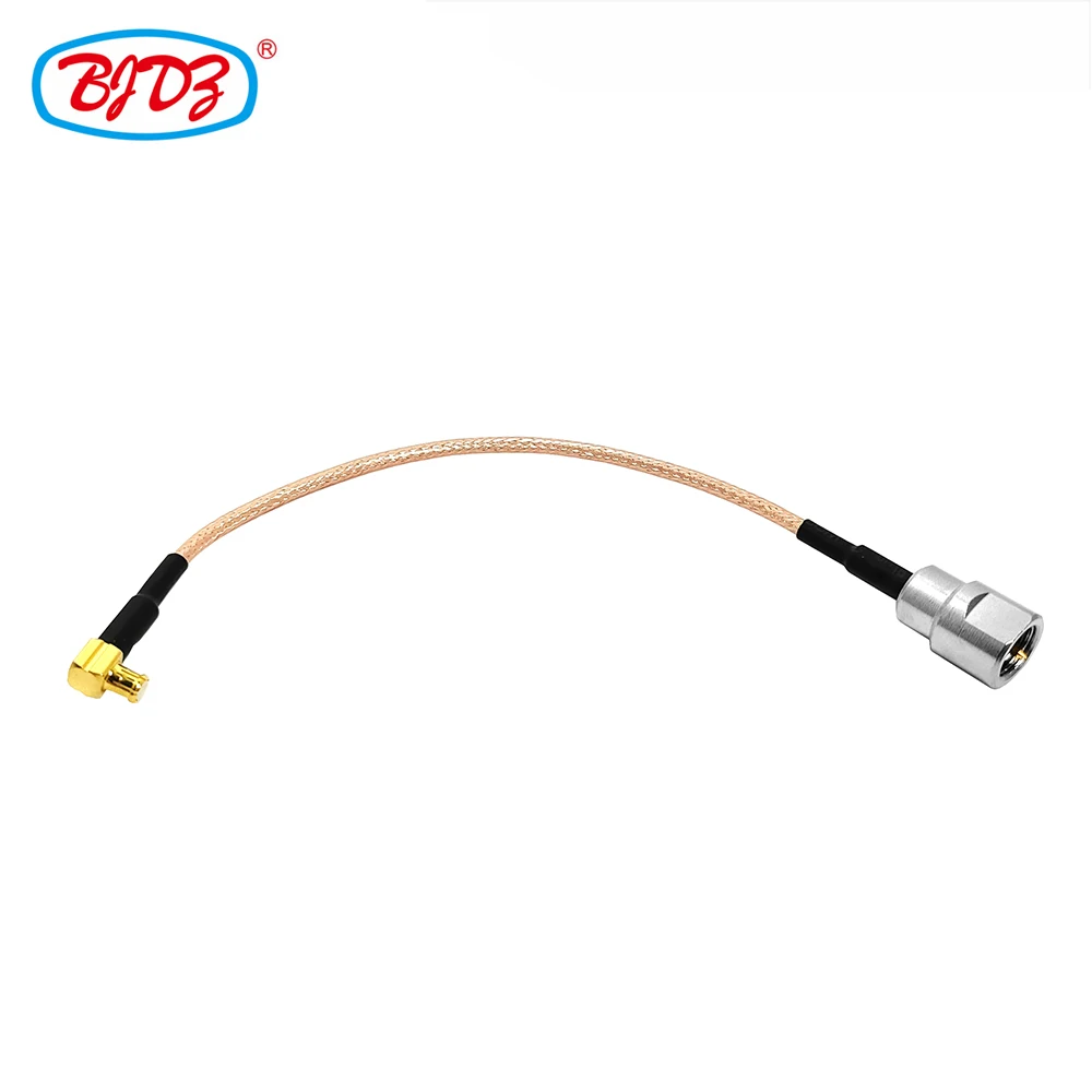 Factory supply FME Male Plug to MCX Male macho 90 degree conector macho for cable RG316 wire Pigtail Jumper extension cable