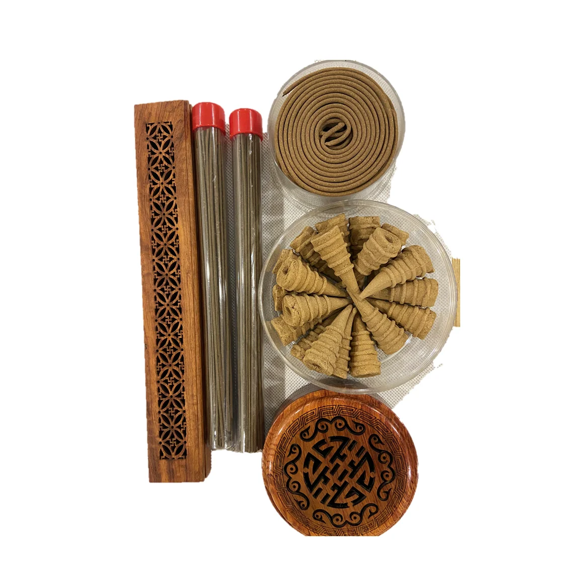 Middle East Agar Wood OUD Incense Coil from natural Oud Chips Oud Wood High-end Incense Coil 22 cm