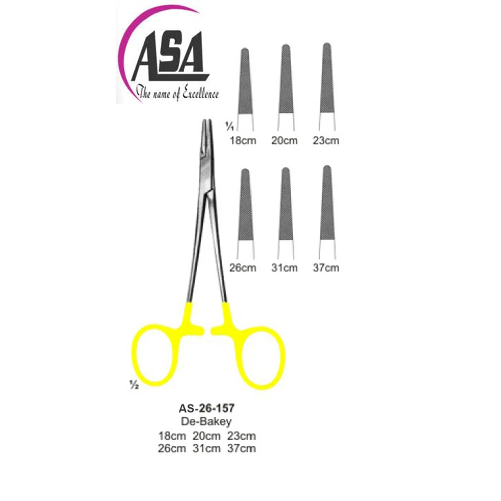 Держатель Иглы Lichtenberg с прямым кончиком 20 см и вставками из карбида вольфрама