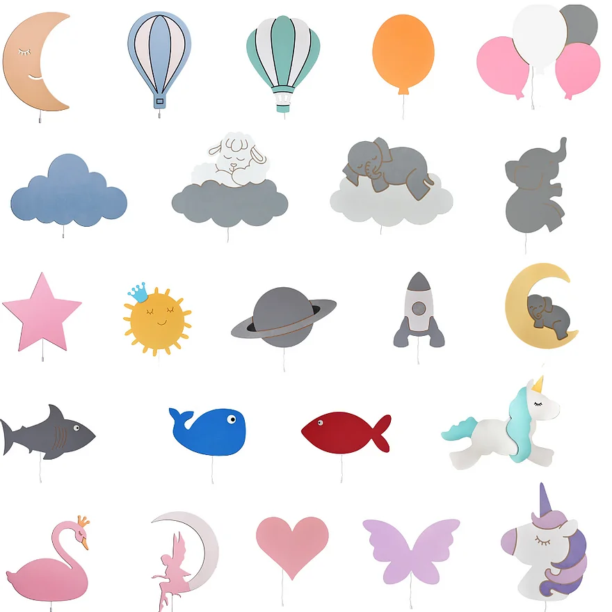 Balloon Wall Light For Kids Room Night light for Kids Room Moon Light for Nursery