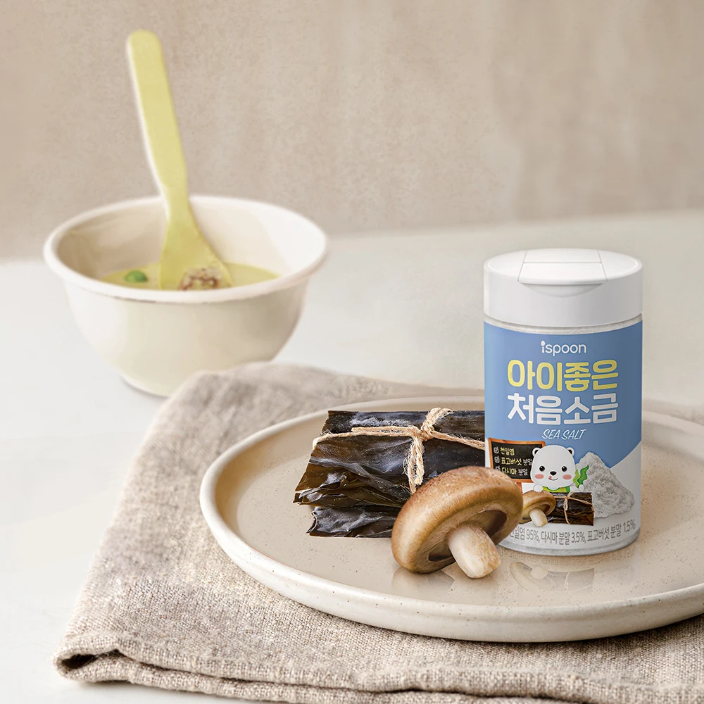 
Соль для детского питания (Корейская соль для детских приправ) милая соль для детского питания 