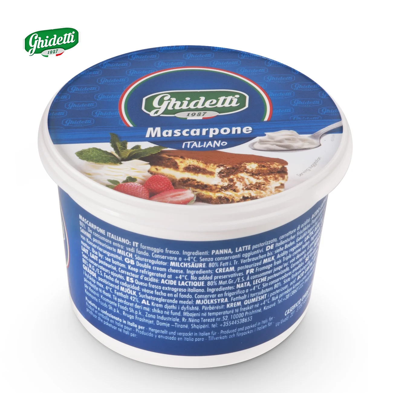  Высокое качество итальянские вкусные мазакарпоны кремовый сыр 42% жира 500 г идеально подходит для торта