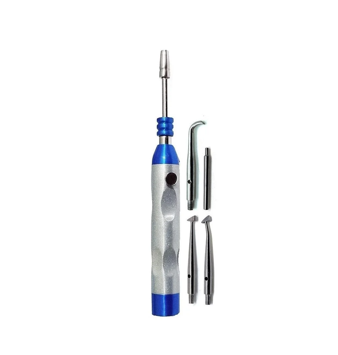 dental automatic crown remover 3 attachable points & 1 wrench stainless steel instruments