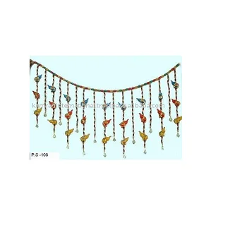 Indian Embroidery Bird Wall Decorative Hangings Cross Stitch and Sewing Handmade Felt for Home Decoration