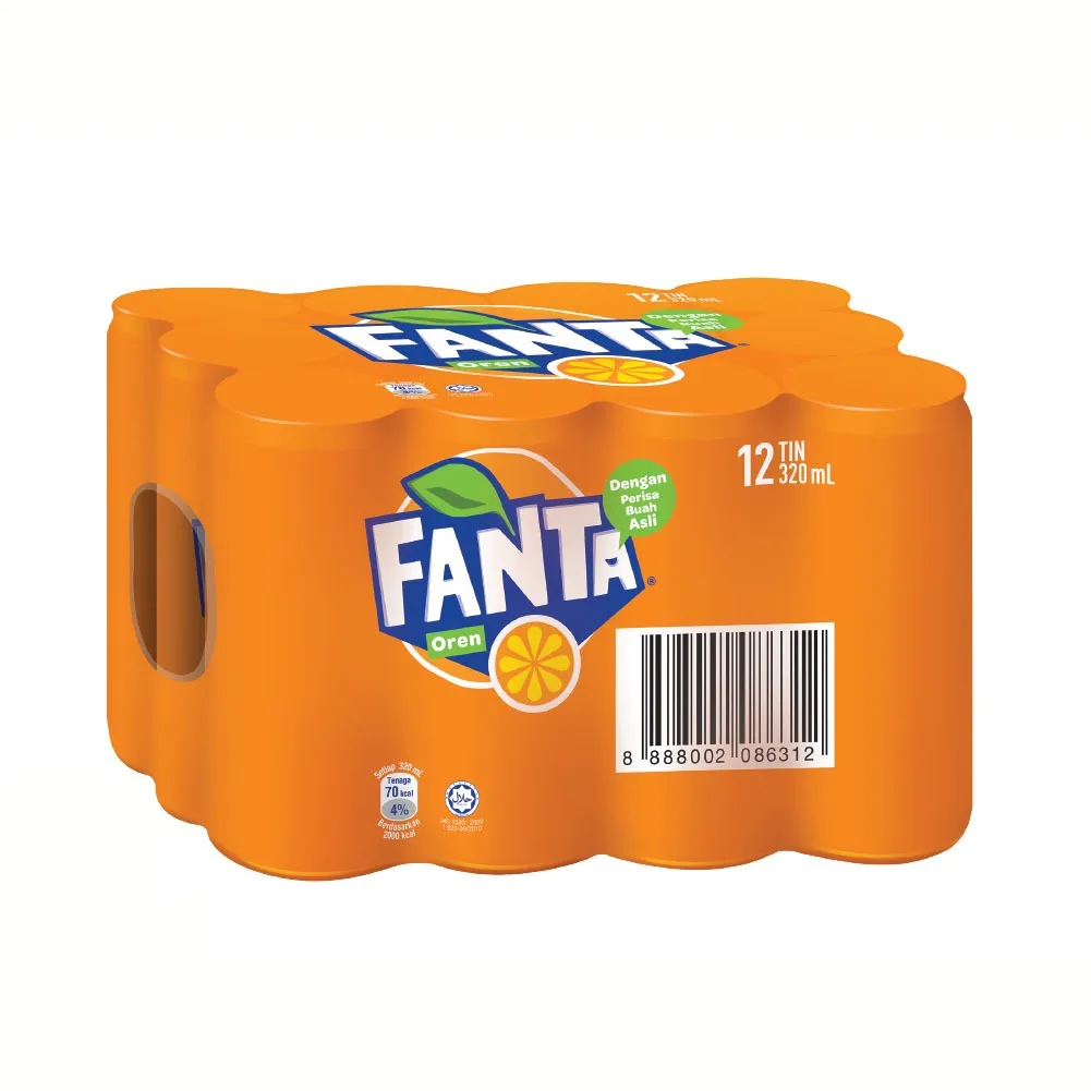 Оптовая продажа FANTA оранжевый газированный безалкогольный напиток 320 мл