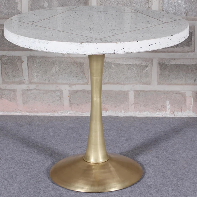 Iron & Terrazzo Top Dining Table