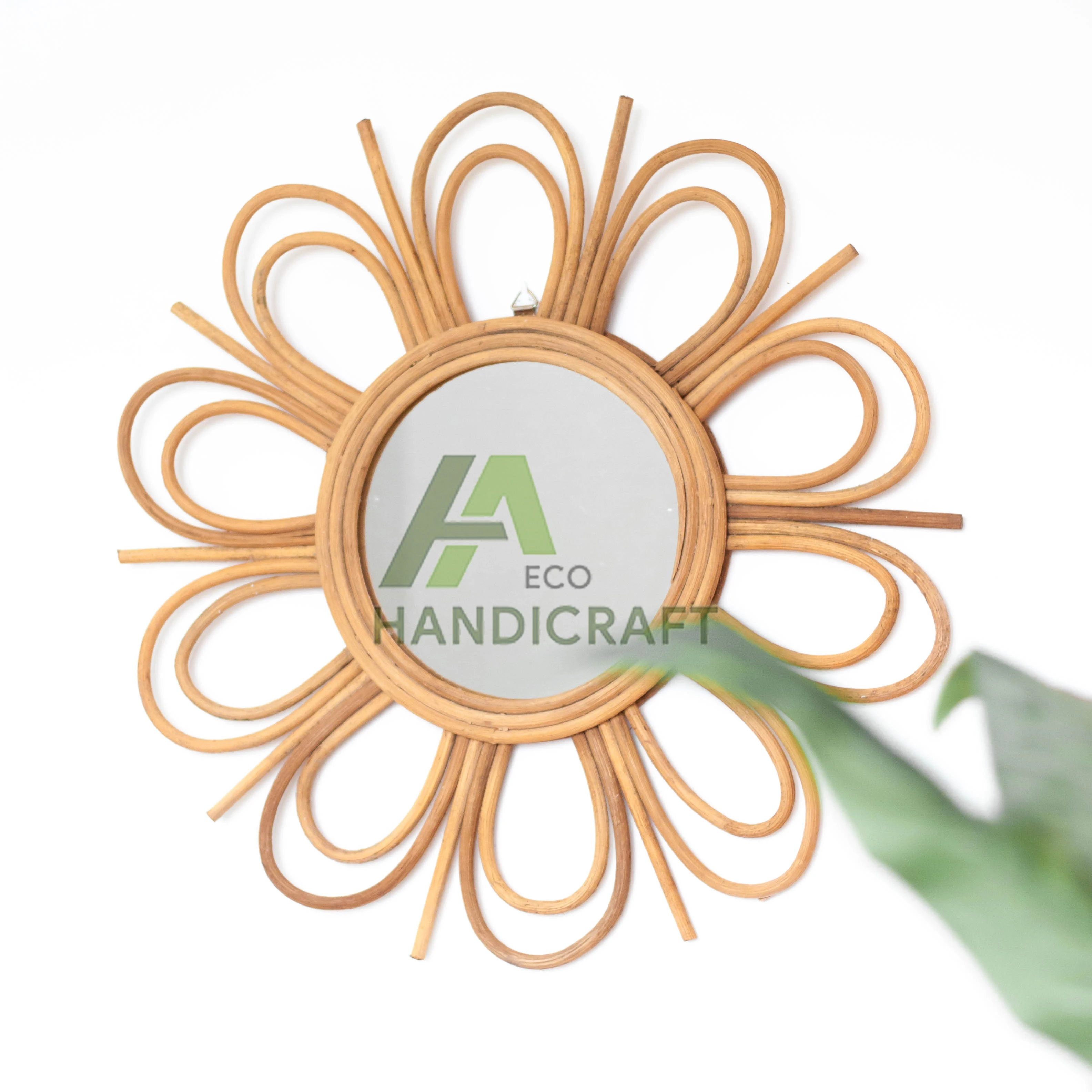  A & Эко Ручная работа в стиле Ins литературные Ретро особенности бамбуковое зеркало ручной работы для макияжа